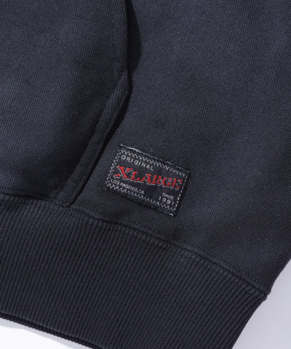 【X - LARGE|エクストララージ】SPRAY PROCESSED ZIP HOODED SWEATSHIRT/スプレープロセストジップフーデッドスウェットシャツ(OLIVE , BLACK) - STREAM【X - LARGE|エクストララージ】SPRAY PROCESSED ZIP HOODED SWEATSHIRT/スプレープロセストジップフーデッドスウェットシャツ(OLIVE , BLACK)STREAMBLACKM