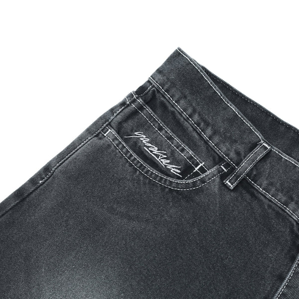 【YARDSALE|ヤードセール】PHANTASY PANEL JEANS/ファンタジーパネルジーンズ(BLACK) - STREAM【YARDSALE|ヤードセール】PHANTASY PANEL JEANS/ファンタジーパネルジーンズ(BLACK)STREAMBLACKS