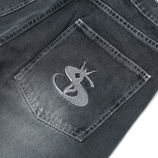 【YARDSALE|ヤードセール】PHANTASY PANEL JEANS/ファンタジーパネルジーンズ(BLACK) - STREAM【YARDSALE|ヤードセール】PHANTASY PANEL JEANS/ファンタジーパネルジーンズ(BLACK)STREAMBLACKS