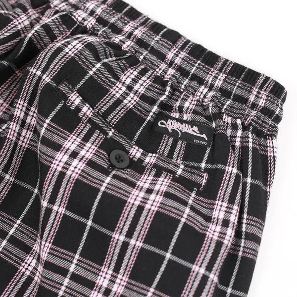 【YARDSALE|ヤードセール】SHORELINE PLAID SHORTS/ショーラインプッラドショーツ(BLACK/PINK) - STREAM【YARDSALE|ヤードセール】SHORELINE PLAID SHORTS/ショーラインプッラドショーツ(BLACK/PINK)STREAMM