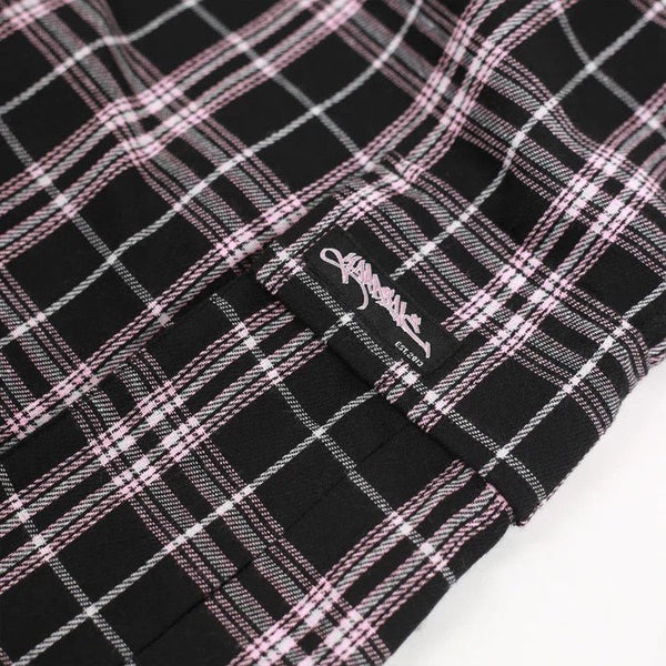 【YARDSALE|ヤードセール】SHORELINE PLAID SHORTS/ショーラインプッラドショーツ(BLACK/PINK) - STREAM【YARDSALE|ヤードセール】SHORELINE PLAID SHORTS/ショーラインプッラドショーツ(BLACK/PINK)STREAMM