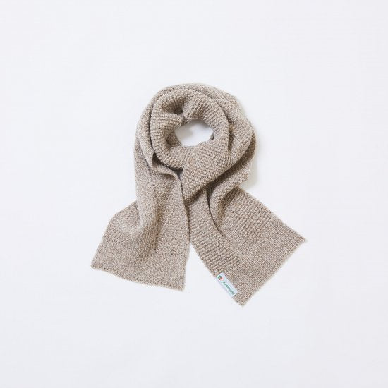【RAJABROOKE | ラジャブルック】IBU KNIT SCARF/イブニットスカーフ(BEIGE)