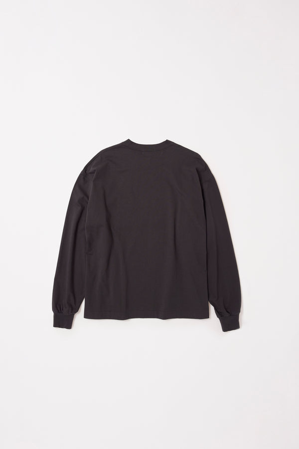 WASHABLE WOOL L/S T SHIRT(BROWN)