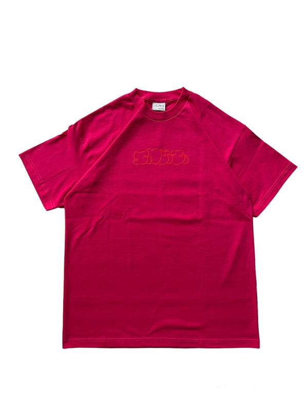 LOGO TEE/ロゴTシャツ(MAGENTA/RED)