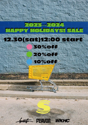 12/30(sat) START.  2023→2024 HAPPY HOLIDAY! SALE - STREAM