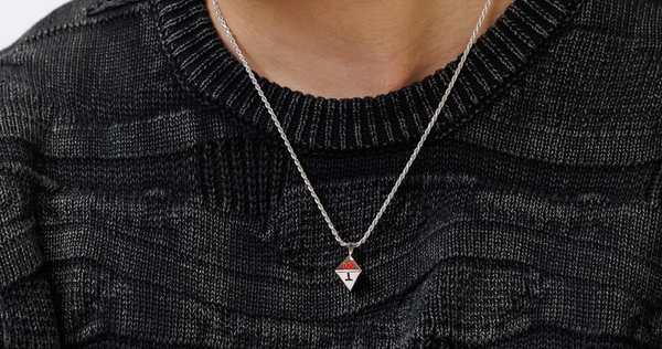 WTAPS OCTAHEDRON / NECKLACE / SILVER. GRILLZ JEWELZ