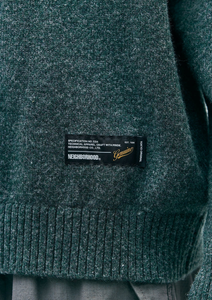 NEIGHBORHOOD|ネイバーフッド】【CREWNECK SWEATER】【MOHAIR CARDIGAN