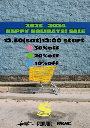 12/30(sat) START.  2023→2024 HAPPY HOLIDAY! SALE