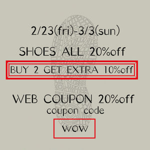 SHOES ALL 20%off SALE + BUY 2 EXTRA 10%off - STREAM