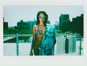 SNEEZE 24SUMMER "LOGO BEACH TOWEL" - STREAM