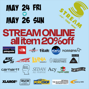 STREAM ONLINE all20%off (5/24-5/26) - STREAM