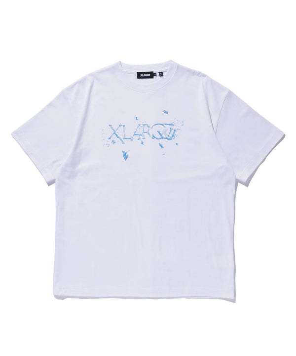 【X-LARGE|エクストララージ】BROKEN GLASS S/S TEE/ブロークングラスS/Sティー(WHITE)