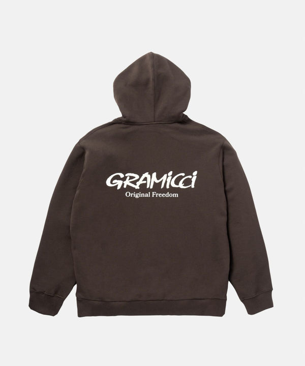 ORIGINAL FREEDOM HOODED SWEATSHIRT/オリジナルフリーダムフーディースウェットシャツ(DARK BROWN)