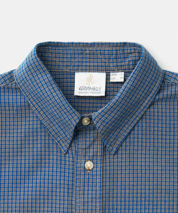 CHECKERED STANCE SHIRT/チェッカードスタンスシャツ(SIERRA CHECK NAVY)