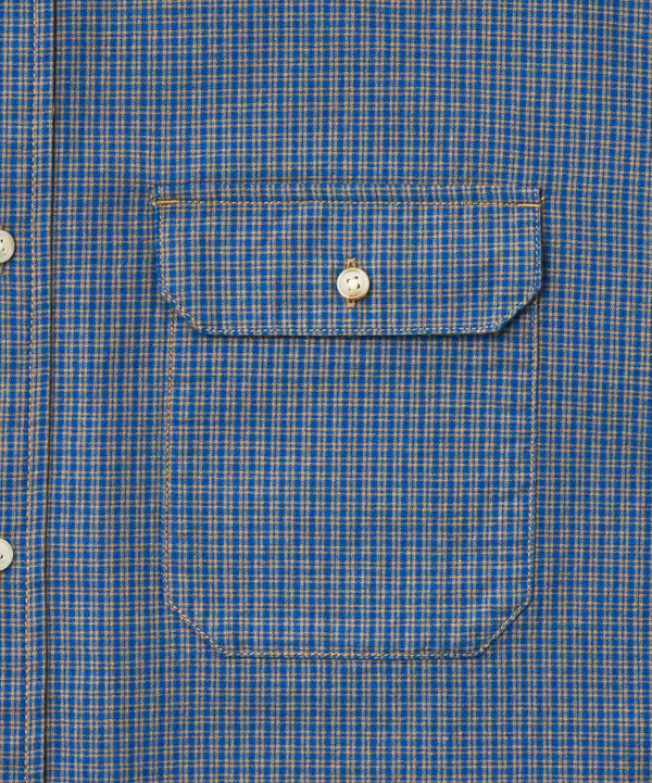 CHECKERED STANCE SHIRT/チェッカードスタンスシャツ(SIERRA CHECK NAVY)