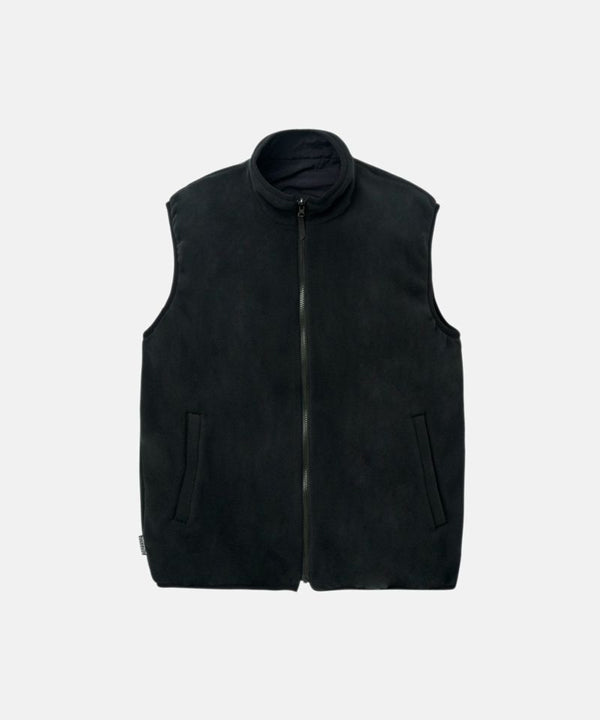 REVERSIBLE FLEECE VEST/リバーシブルフリースベスト(BLACK)