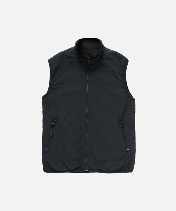 REVERSIBLE FLEECE VEST/リバーシブルフリースベスト(BLACK)