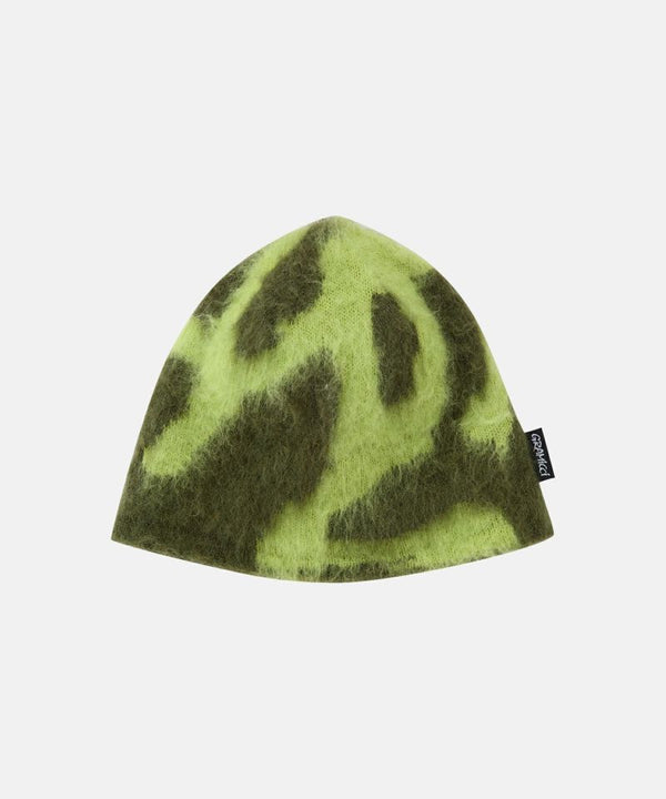 【GRAMICCI|グラミチ】MOHAIR BURLY RUNNINGMAN BEANIE/モヘアバーリーランニングマンビーニー(MIDNIGHT , BURNT ORANGE , CHARTREUSE)