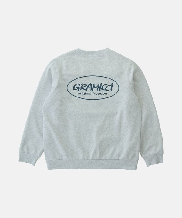 【GRAMICCI|グラミチ】ORIGINAL FREEDOM SWEATSHIRT/オリジナルフリーダムスウェットシャツ(HEATHER ASH , BURNT ORANGE , DEEP BROWN)