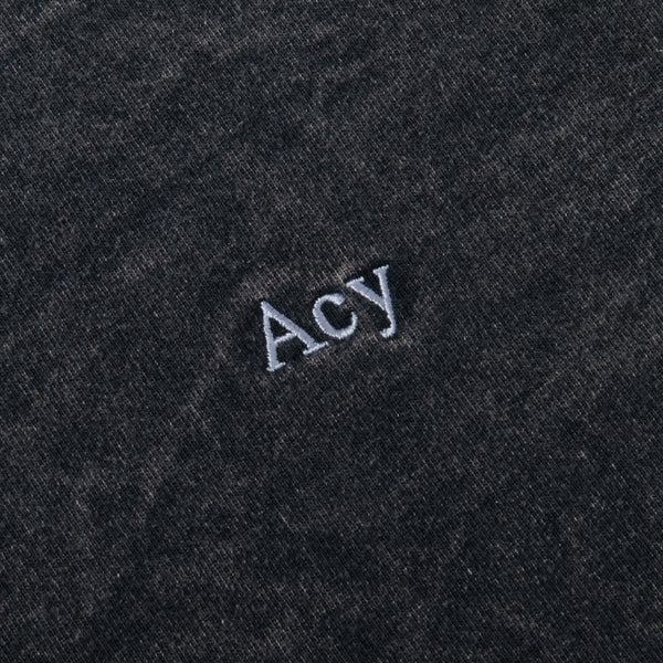【ACY|エーシー】GDYE HEAVY WEIGHT L/S TEE/ガーメントダイ ヘビーウェイトLS Tシャツ(GRAY)