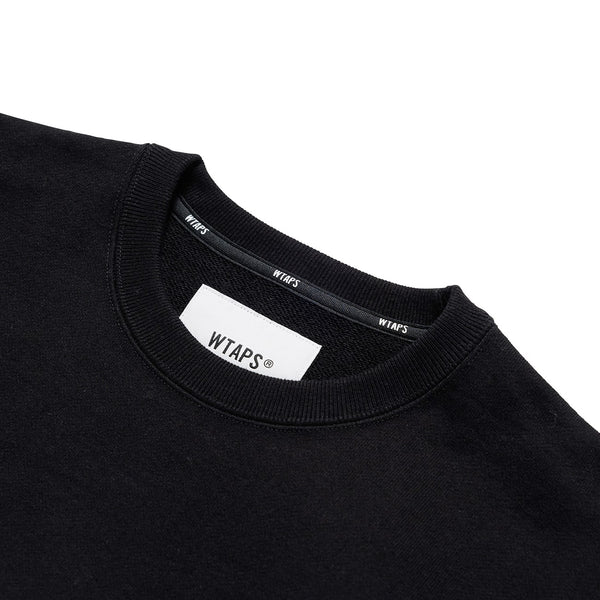 【WTAPS|ダブルタップス】SIGN / SWEATER / COTTON /サインセーターコットン(BLACK)