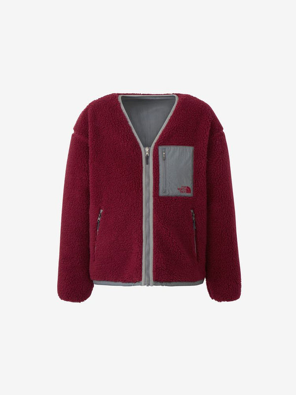 【THE NORTH FACE | ザノースフェイス】REVERSIBLE EXTREME PILE CARDIGAN/リバーシブルエクストリームパイルカーディガン(BS ビートルート×スモークドパール)
