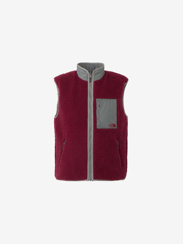 REVERSIBLE EXTREME PILE VEST/リバーシブルエクストリームパイルベスト(BS ビートルート×スモークドパール)