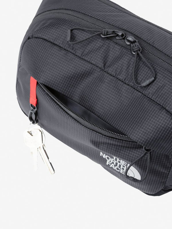 【THE NORTH FACE|ザノースフェイス】HAZY WAIST BAG/ヘイジーウェストバック(K ブラック)