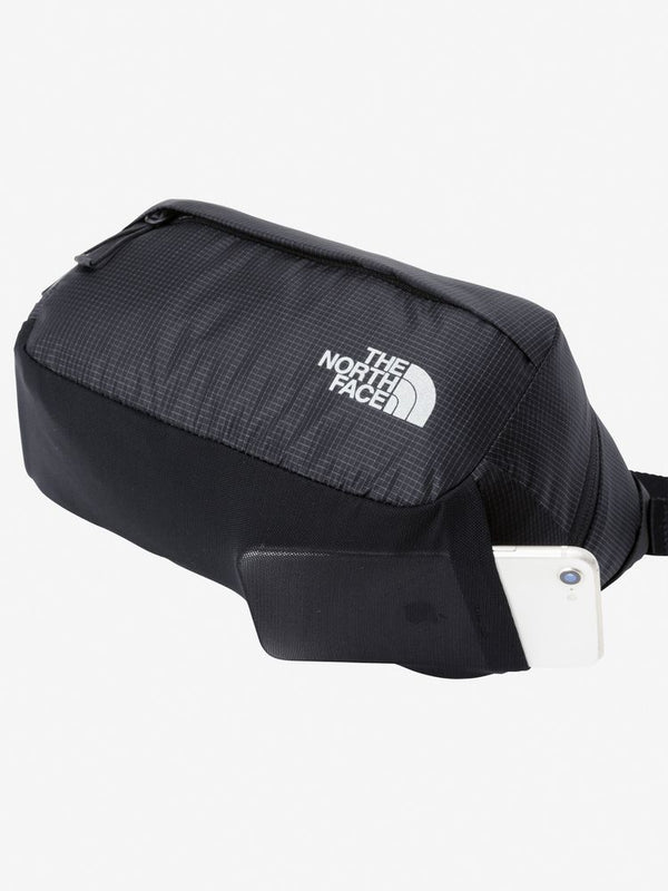 【THE NORTH FACE|ザノースフェイス】HAZY WAIST BAG/ヘイジーウェストバック(K ブラック)