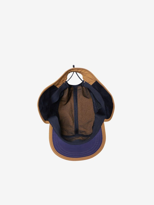 【THE NORTH FACE|ザノースフェイス】FREE RUN EARFLAP CAP/フリーランイヤーフラップキャップ(BE ブロンクスブラウン×エターナルパープル)