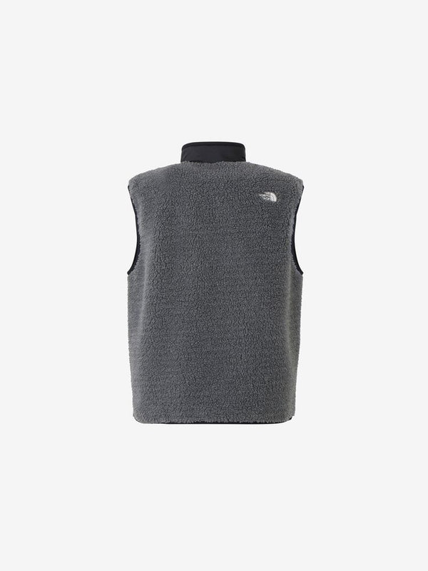 【THE NORTH FACE | ザノースフェイス】REVERSIBLE EXTREME PILE VEST/リバーシブルエクストリームパイルベスト(MK ミックスチャコールグレー×ブラック)