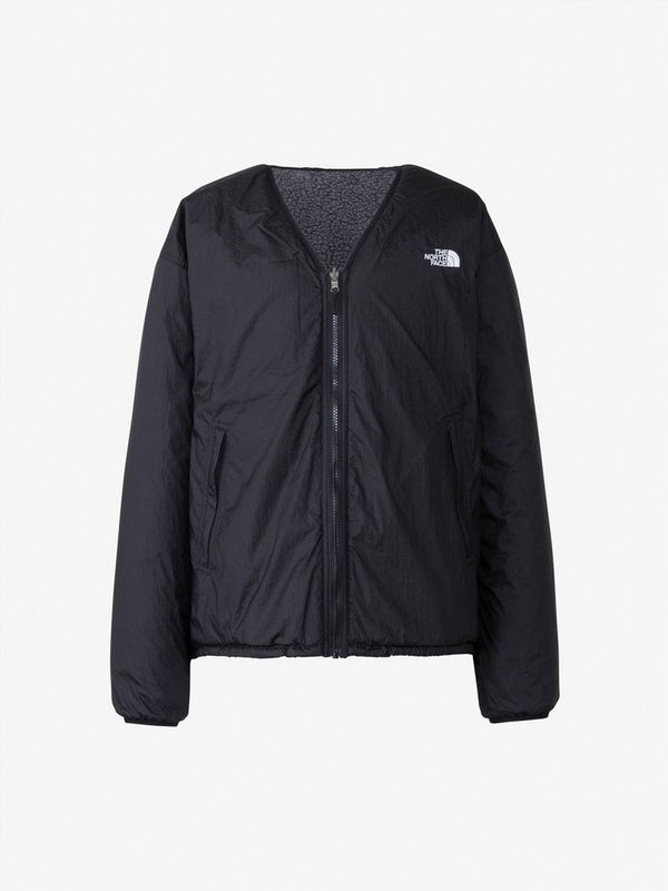 【THE NORTH FACE | ザノースフェイス】REVERSIBLE EXTREME PILE CARDIGAN/リバーシブルエクストリームパイルカーディガン(MK ミックスチャコールグレー×ブラック)