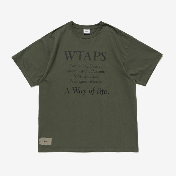 【WTAPS|ダブルタップス】CONTAINING 01 / SS / COTTON (BLACK, NAVY, OLIVE DRAB, WHITE)