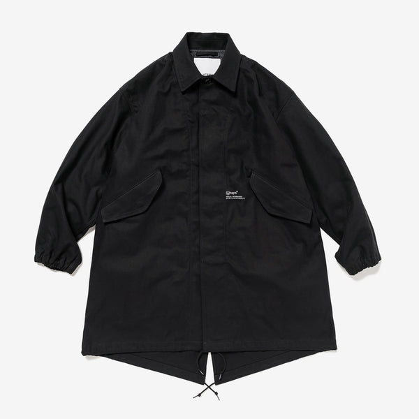 SMOCK / COAT / COTTON. SERGE /スモック/コート/コットン.サージ(BLACK)