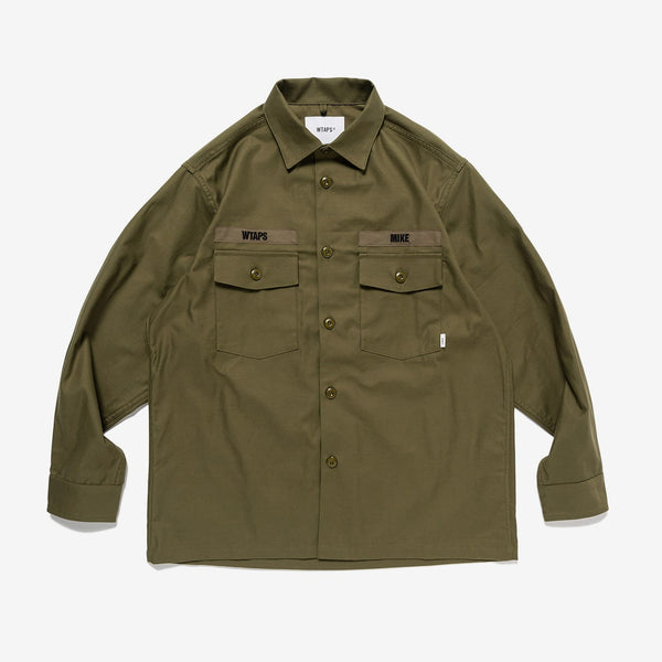 CBW / LS / COTTON. SATIN (OLIVE DRAB)