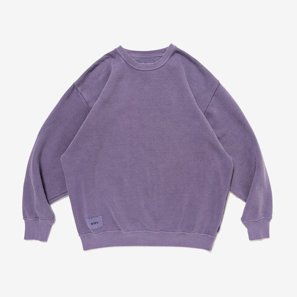 【WTAPS|ダブルタップス】SIGN 01 / SWEATER / CTPL /SIGN 01/セーター/CTPL(PURPLE)