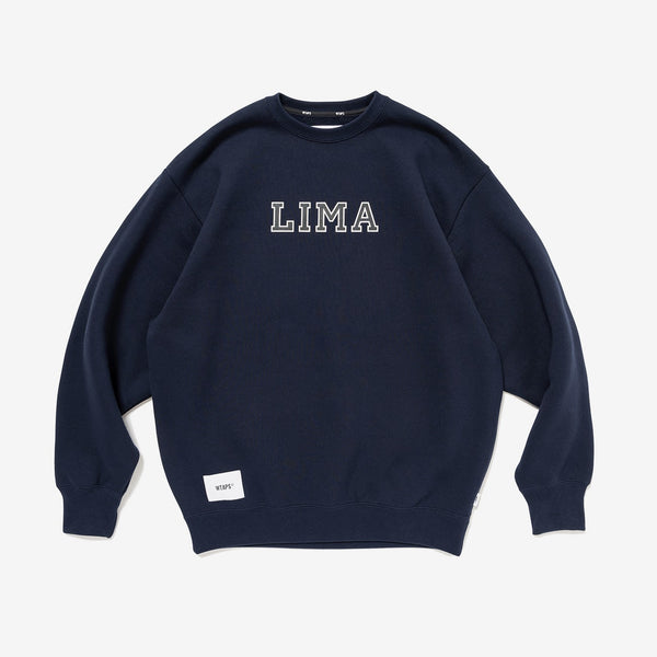 【WTAPS|ダブルタップス】ACADEMY / SWEATER / COTTON /アカデミー/セーター/コットン(NAVY)