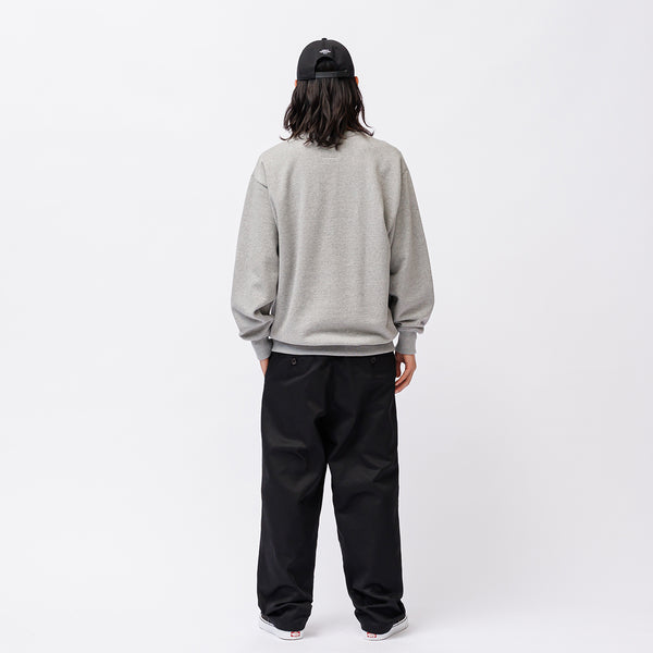 【WTAPS|ダブルタップス】ACADEMY / SWEATER / COTTON /アカデミー/セーター/コットン(ASH GRAY)