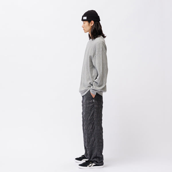 【WTAPS|ダブルタップス】WAFFLE / LS / COTTON /ワッフル/LS/コットン(ASH GRAY)