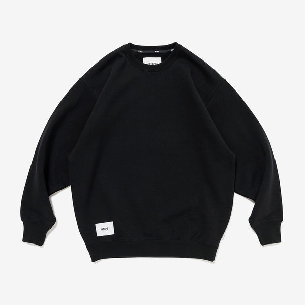 【WTAPS|ダブルタップス】SIGN 02 / SWEATER / COTTON /サイン 02 / セーター / コットン(BLACK)