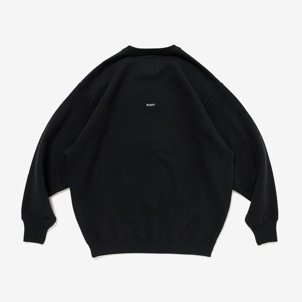 【WTAPS|ダブルタップス】SIGN 02 / SWEATER / COTTON /サイン 02 / セーター / コットン(BLACK)