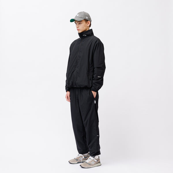 TRACK / JACKET / NYLON. TUSSAH. PERTEX® /トラック ジャケット/ナイロン.タッサー.パーテックス®(BLACK)