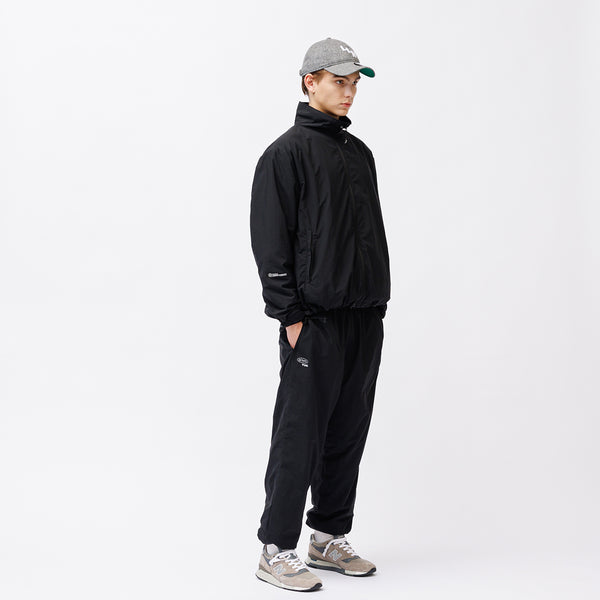 TRACK / JACKET / NYLON. TUSSAH. PERTEX® /トラック ジャケット/ナイロン.タッサー.パーテックス®(BLACK)