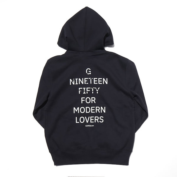 【GALLERY 1950|ギャラリー 1950】SWEAT FULL ZIP HOODIE-MODERN LOVERS(BLACK,NAVY,HEATHER GRAY)