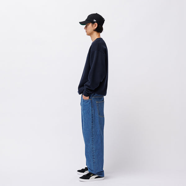 BLUES STRAIGHT / TROUSERS / COTTON. DENIM (INDIGO)