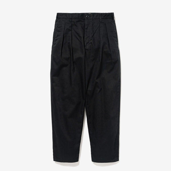 TRDT1803 / TROUSERS / CTPL. TWILL(BLACK)