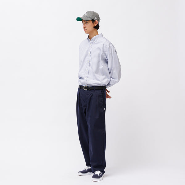 TRDT1803 / TROUSERS / CTPL. TWILL(NAVY)