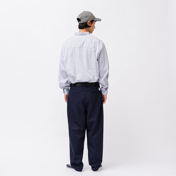 TRDT1803 / TROUSERS / CTPL. TWILL(NAVY)