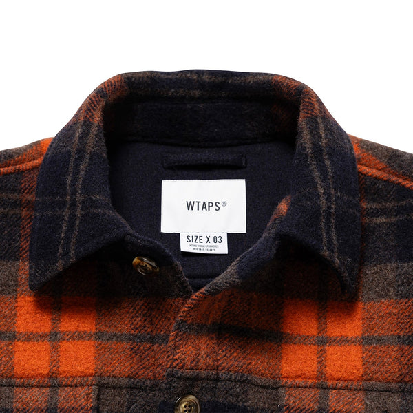 【WTAPS|ダブルタップス】WCPO 02 / JACKET / WOPL. MOSSER. TEXTILE/ WCPO 02 / ジャケット / WOPL. モッサー. テキスタイル(ORANGE)