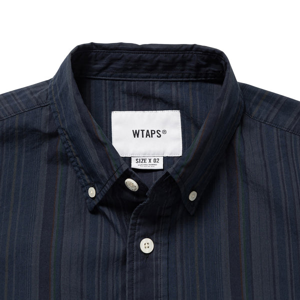 【WTAPS|ダブルタップス】BD 05 / LS / COTTON. BROADCLOTH. TEXTILE. RF /BD 05 / LS / コットン.ブロードクロス.テキスタイル. RF (BLACK)